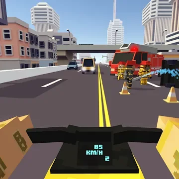 Blocky Moto Racing 🏁 - мотоцикл симулятор