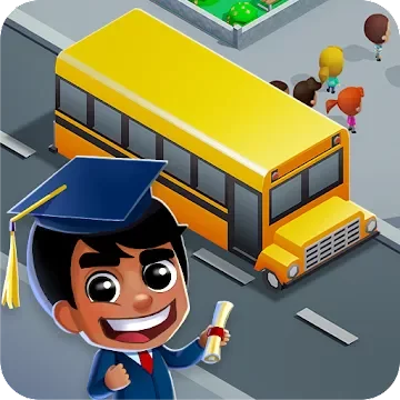 Idle High School Tycoon - Management Game