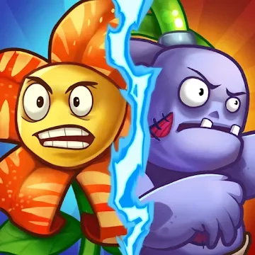 Zombie Defense - Plants War - Merge idle games