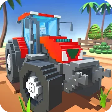 Блочный Farm поле работник SIM