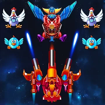 Chicken Shooter: Space Shooting