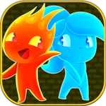 Fireboy Watergirl Shooter Alien - Teamwork game