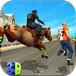 Police Horse Crime City Chase