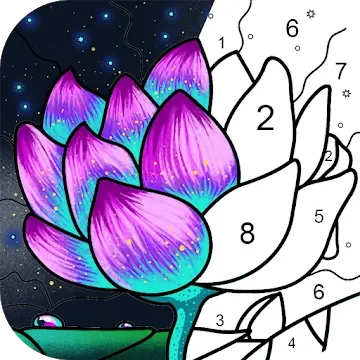 Раскраски по номерам. Бесплатная игра-головоломка
